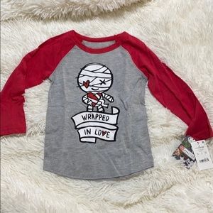 Toddlers Valentine’s long sleeve tshirt NWT
